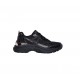 177576 BBK SNAKE TRIMMED PERFORATED DURLEATHER LACE UP BLACK SKECHERS 